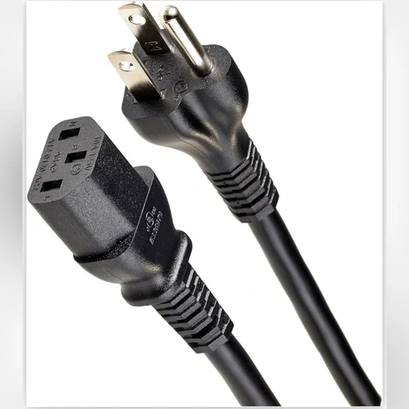 Computer Monitor TV Power Cord Cable - Picture 4 of 4